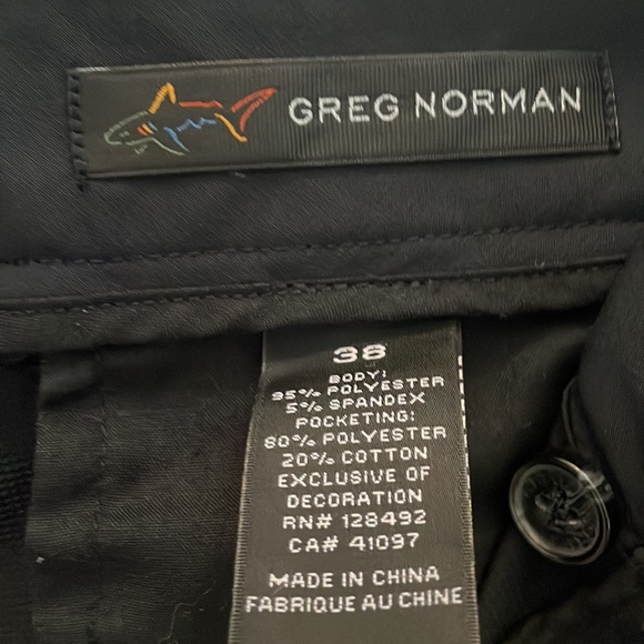 Greg Norman Men’s Shorts Black Size 38 - Picture 2 of 4